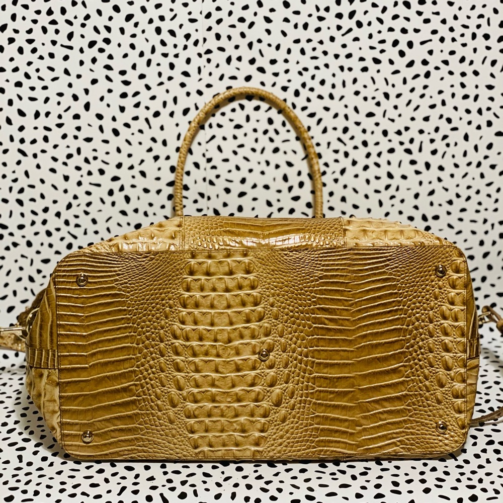 NWT BRAHMIN MelbourneCollection Crocodile TRVL Bag - Picture 4 of 9